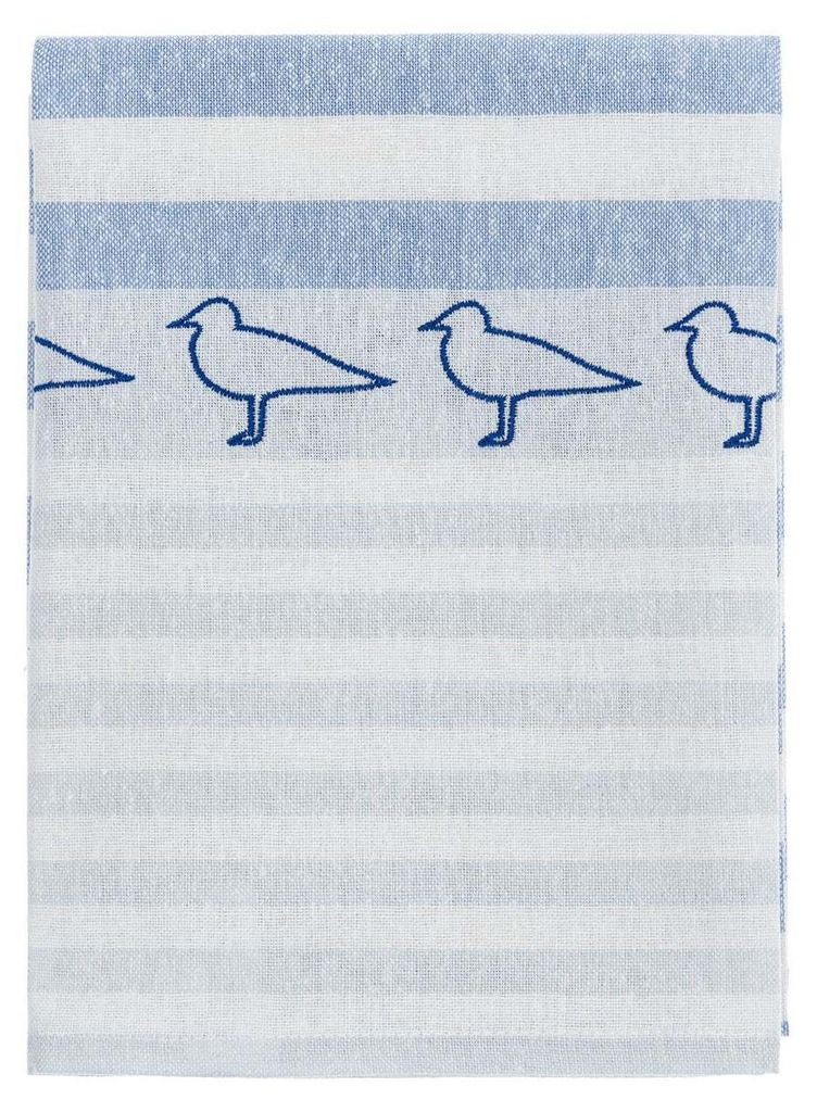 Halbleinen Geschirrtuch - Küchentuch bestickt - 50x70cm - Produktbild 