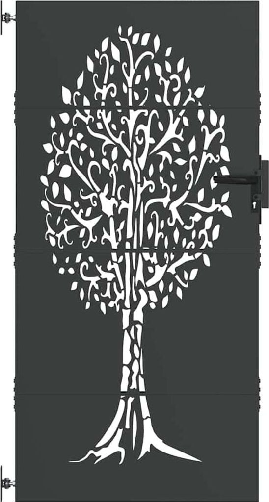 Brama ogrodzeniowa vidaXL, 85 x 200 cm, stal malowana Zdjęcie produktu 