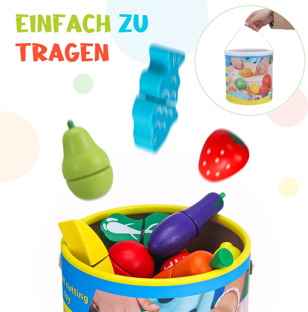 Küchenspielzeug für Kinder aus Holz, Kinderküche Zubehör, Produktbild 6