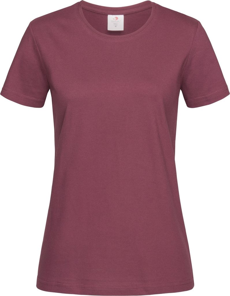 Stedman Damen T-Shirt AB278 (L) (Burgunderrot)