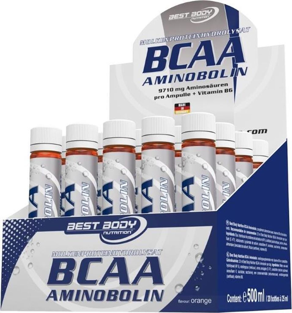 Best Body Nutrition BCAA Aminobolin (20x25ml) Orange - Aminosäuren - BCAA