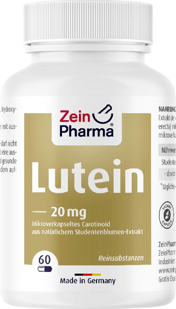 Lutein 20mg Kapseln mikroverkapselt, 60 St KAP