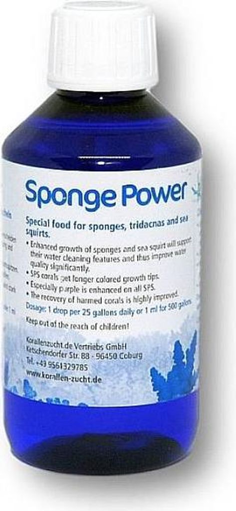 Coral breeding Spongepower 250ml - Potrava pre huby Obrázok produktu 