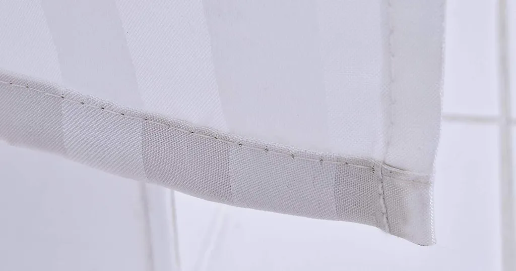 Rideau de douche textile Kani rouge 180x200 cm avec œillets renforcés