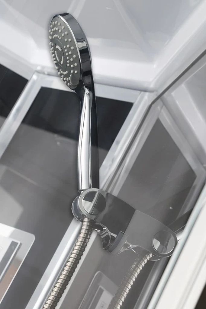 Sanotechnik Komplettduschkabine TREND 3 Glaspaneel schwarz Produktbild 6