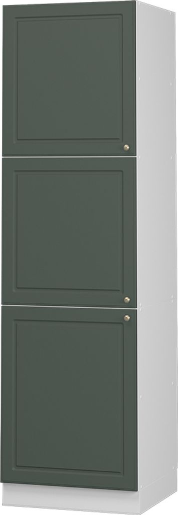 Herdumbauschrank Vicco Fame-Line Grün-Gold Landhaus 60 cm, Model 38517