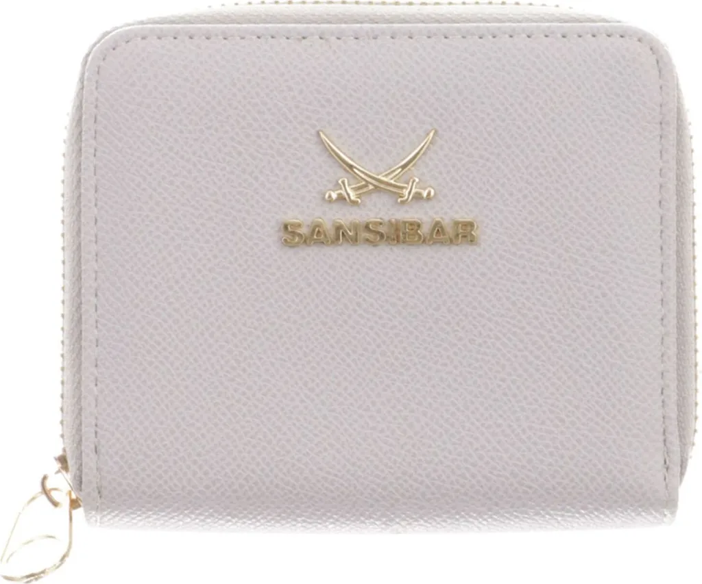Offerta Sansibar Zip Wallet Grey: Il Portafoglio Donna Grigio Grana