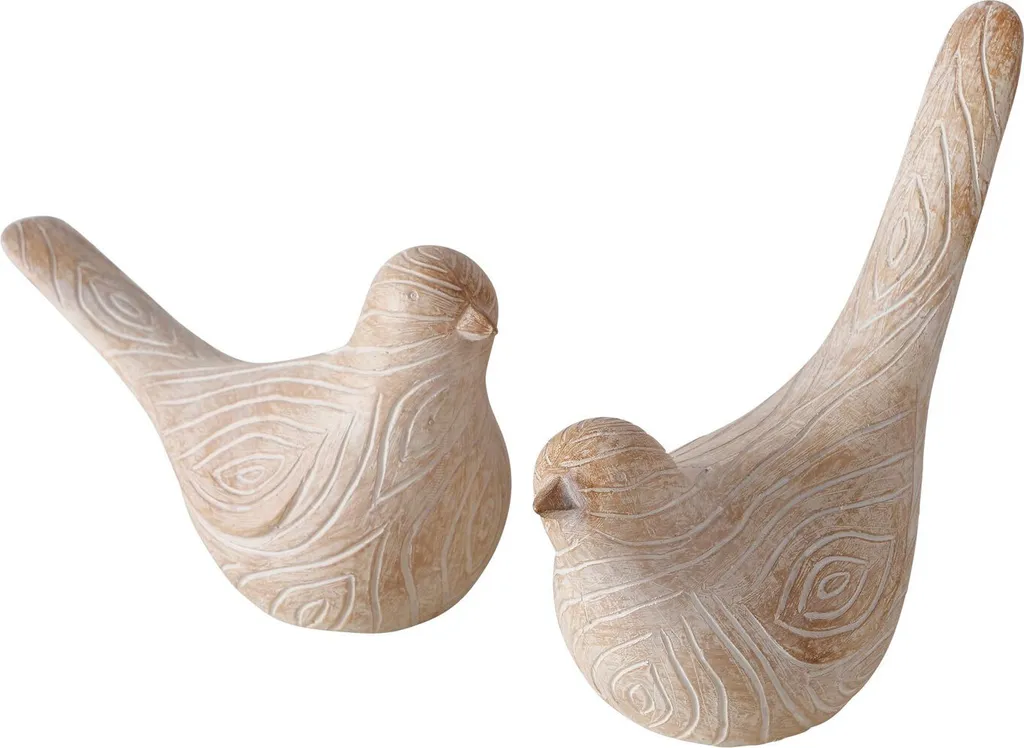 Set 2 Uccellini KARIMO Decorativi | Atmosfera Romantica Casa e Regalo