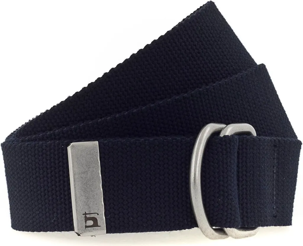 H.I.S Cintura 40mm Tape Belt W95 Blue: Cinta in Tessuto Regolabile