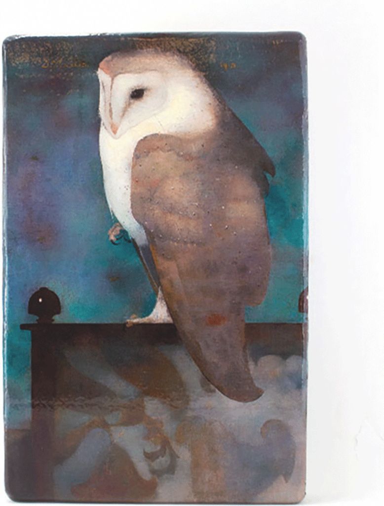 Kunstreproduktion Jan Mankes »Eule«.