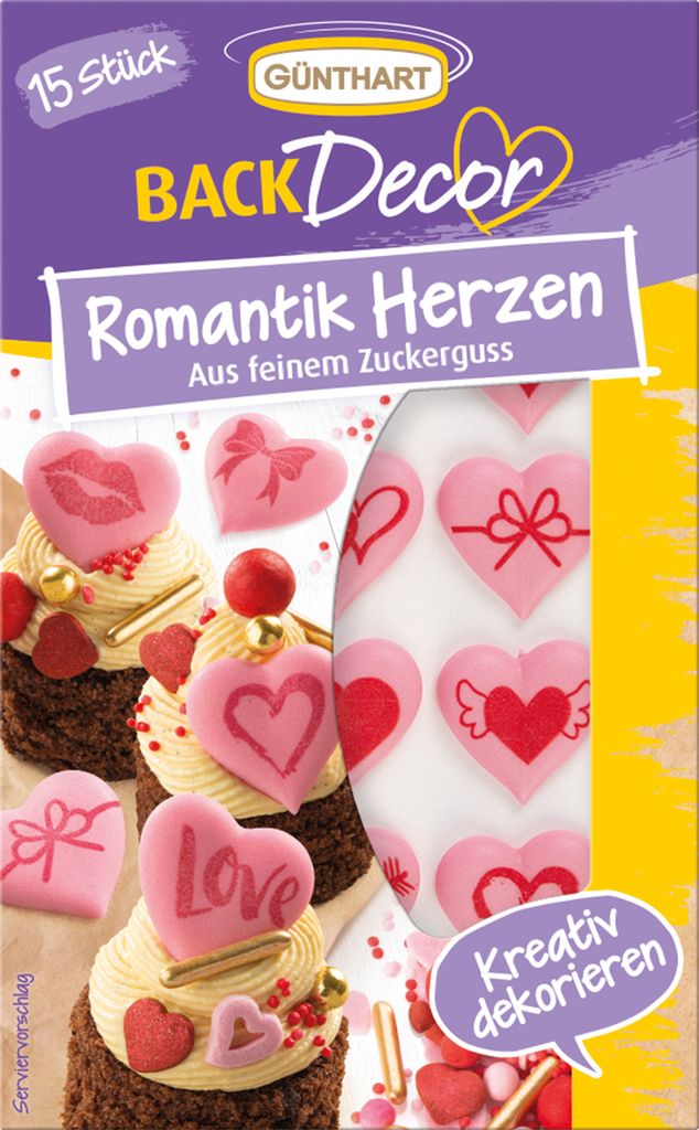 BackDecor 15 Romantik Herzen aus Zucker Produktbild 