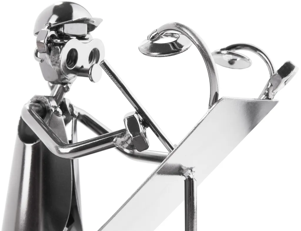 BRUBAKER Figurine de Vis Architecte en Métal Fait Main Déco Bureau
