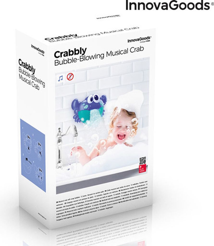 Muzyczne kraby z bąbelkami do kąpieli Crabbly InnovaGoods Zdjęcie produktu 2