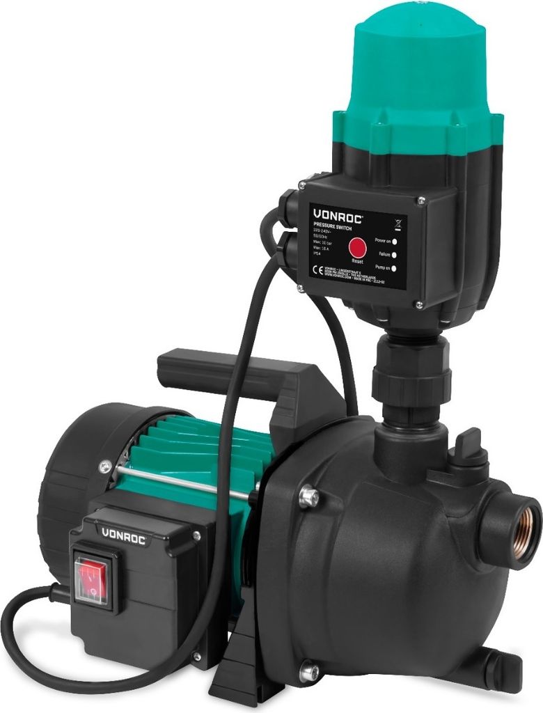 Vonroc Gartenpumpe selbstansaugend - Automatische Produktbild 