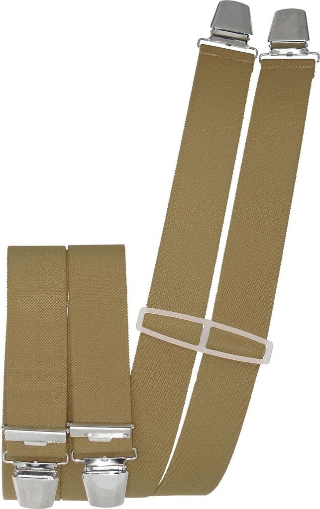 Hosenträger mit 4 Clips  uni extra lang 130 cm Produktbild 