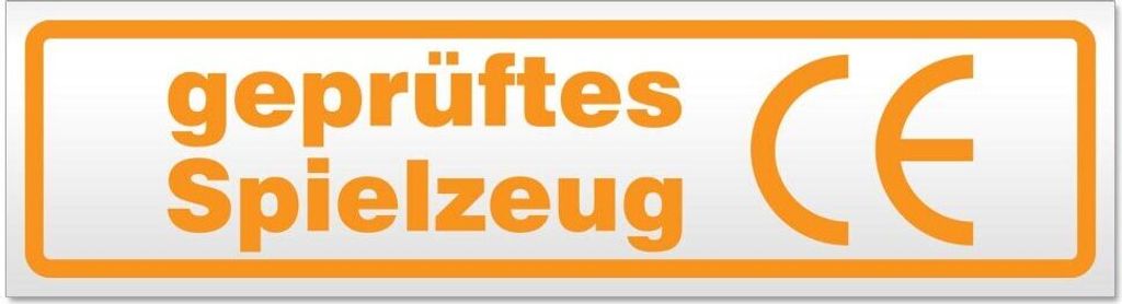 Kiwistar es Spielzeug Magnetschild Schild magnetisch - 60cm Orange - Magnetfolie für Auto PKW Kfz