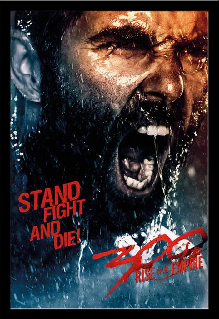 Décoration Murale Film 300 Rise of an Empire Poster Encadré pour Salon