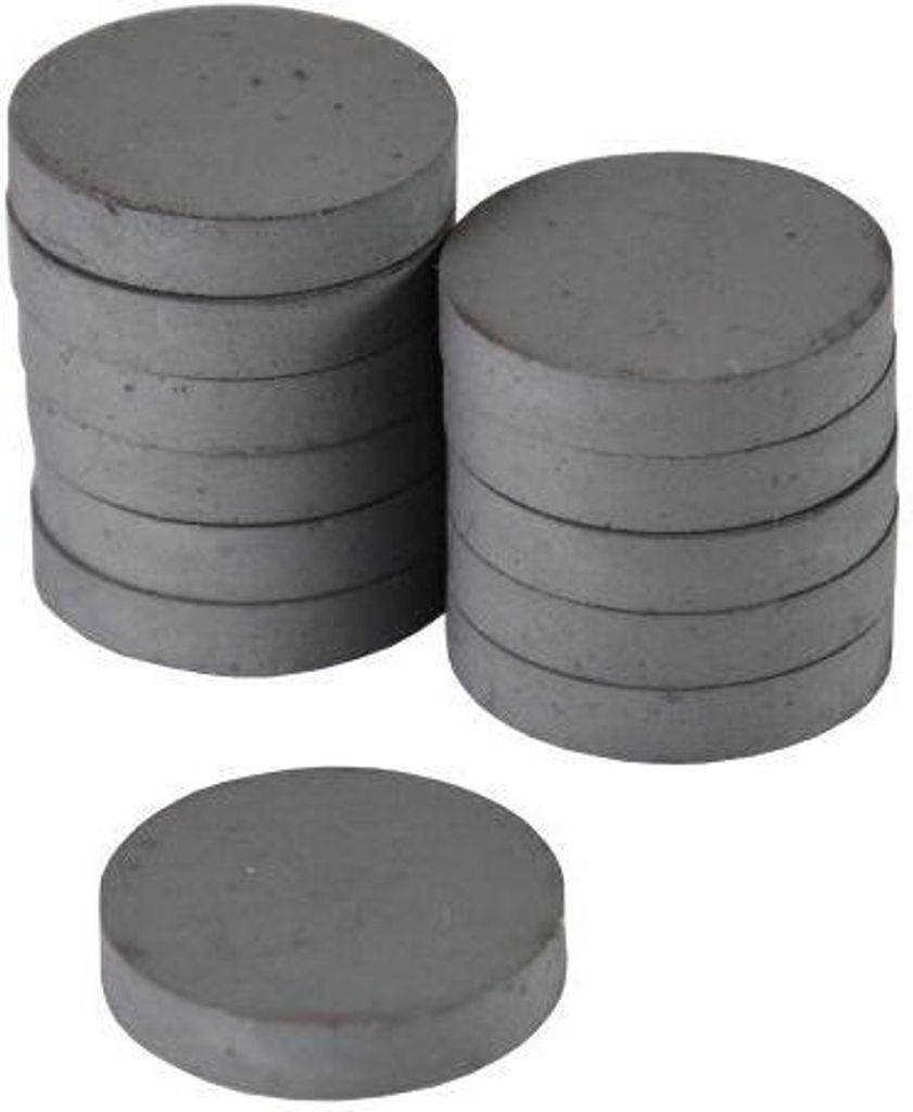 Magnet kulatý RON 850, průměr 26 mm, černý, 12 ks Obrázok produktu 