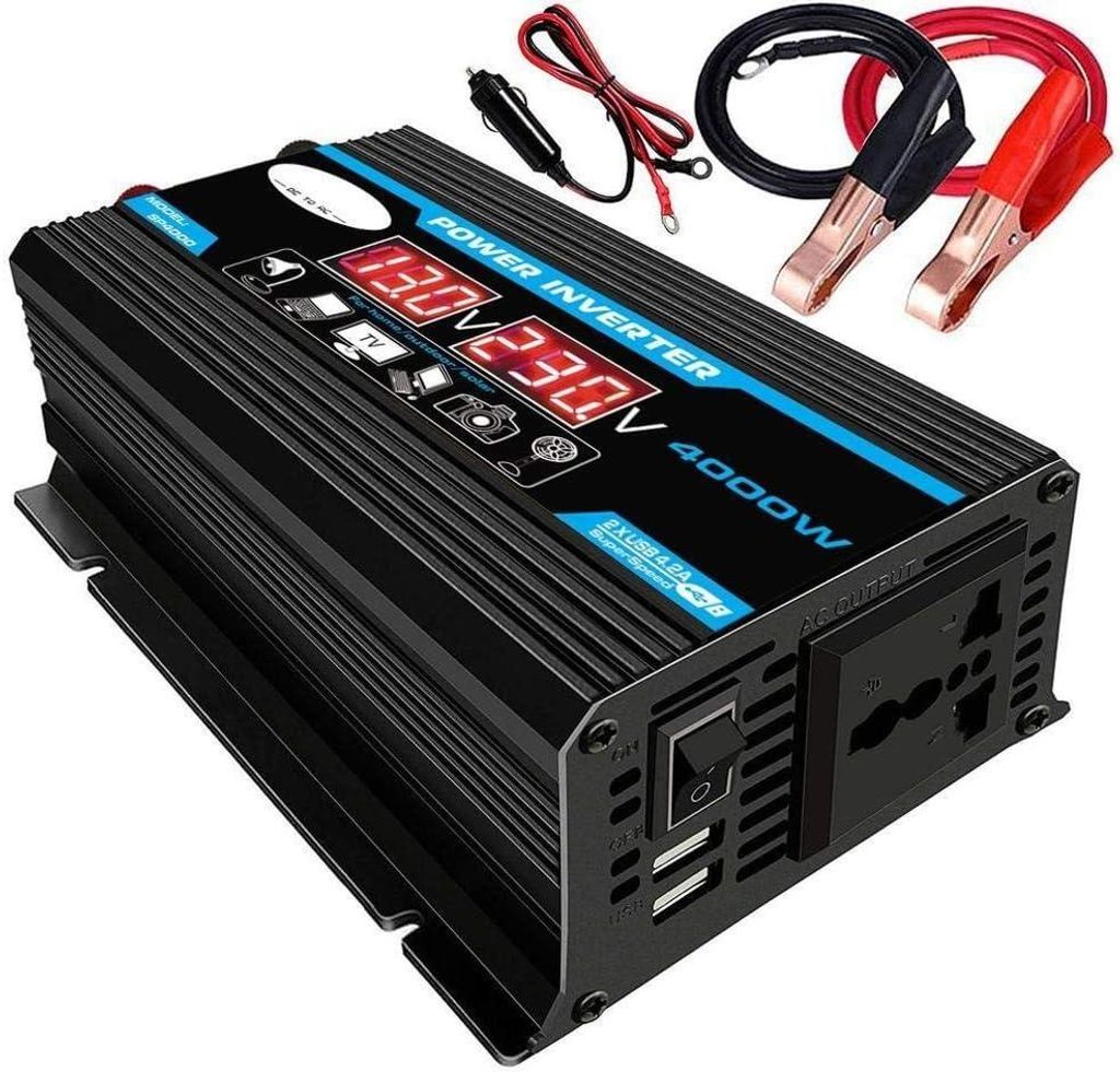 Reiner Sinus-Wechselrichter, 3000 W, 12 V, 220 V, Produktbild 