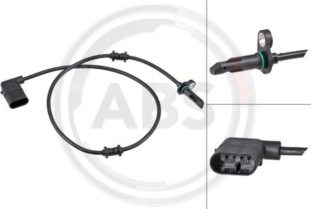 A.B.S. 31855 Raddrehzahlsensor OE 2539052500 kompatibel mit GLC, EQC