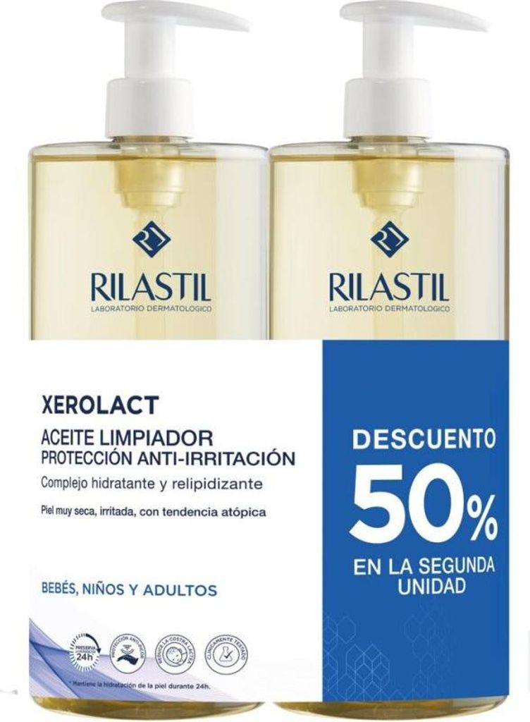 Rilastil Xerolact čisticí olej Balení 2 x 1000 ml Obrázek produktu 