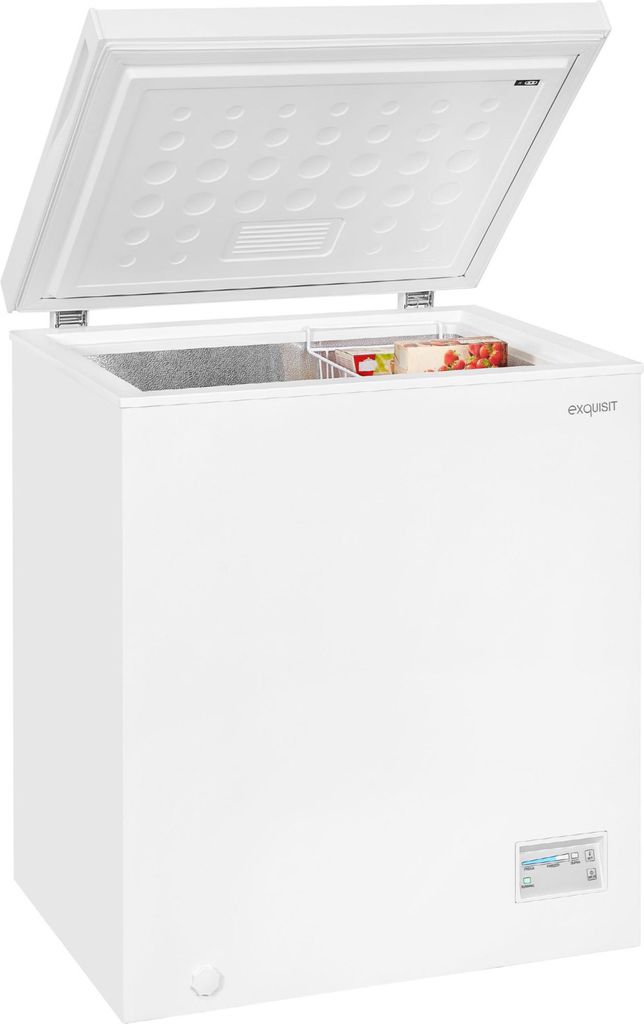 Exquisit GT150-E-041E Gefriertruhe 142 Liter, 70,5 cm breit, weiß
