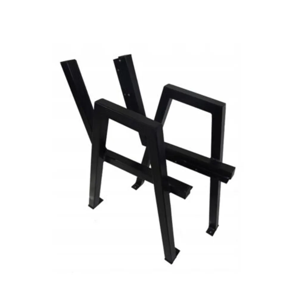 Pieds de banc en Acier Noir SOFIA Style Industriel pour Banc de Parc