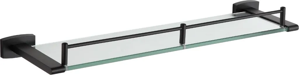 Mexen Zoja Étagère Suspendue en Verre Noir 7019137-70 - Design de Luxe