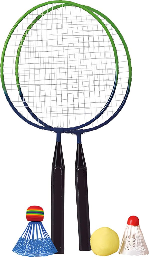 Best Sporting Mini Badminton Set, 2 Schläger mit 3 Bällen Produktbild 