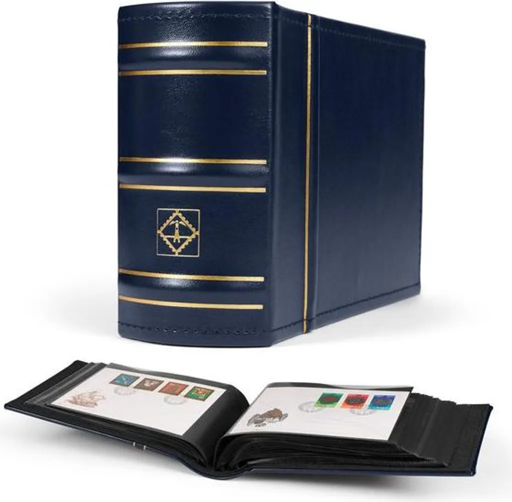 Album Premier-Jour pour 100 Enveloppes et Lettres 195 x 130 mm Bleu