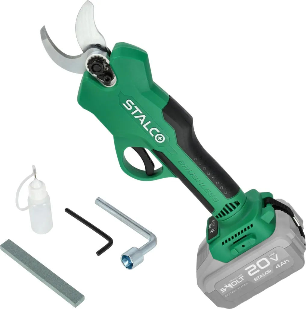 Sécateur Stalco PSS20-30BL 20V S-Volt sans fil 2600N avec accessoires