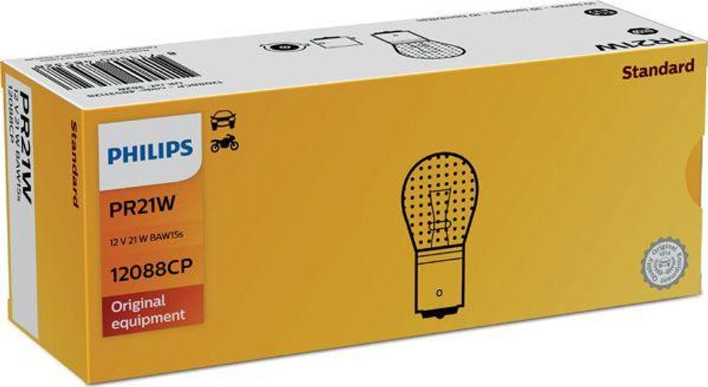 PHILIPS 12088CP Glühlampe, Brems-/Rücklicht OE kompatibel mit C3, DS3, Focus, Accent, Kona, Zoe