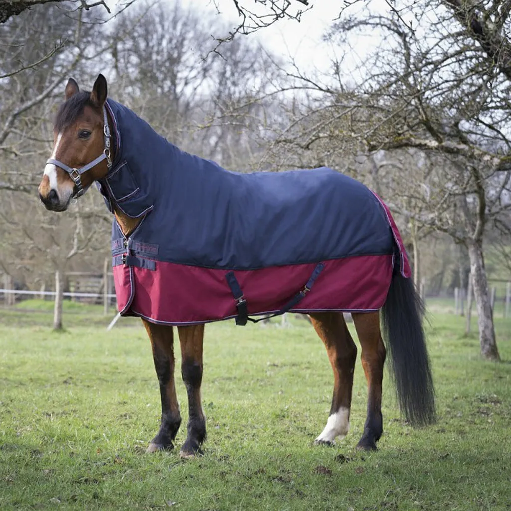Couverture de pluie Equithème Tyrex 1200D Combo imperméable et légère
