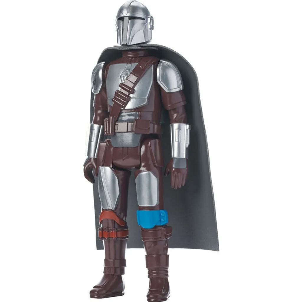 Mandalorian Figurine Jumbo Kenner 30 cm avec Armure Beskar Argentée