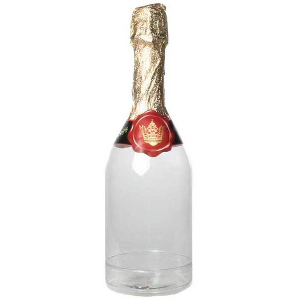 1 Sektflasche zum Befüllen, abnehmbarer Flaschenboden Produktbild 