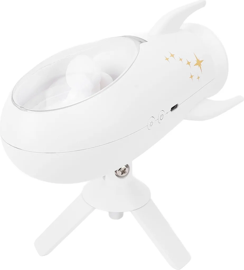 Veilleuse Adorable 2 Modes et Haut-Parleur sans Fil au Design Moderne