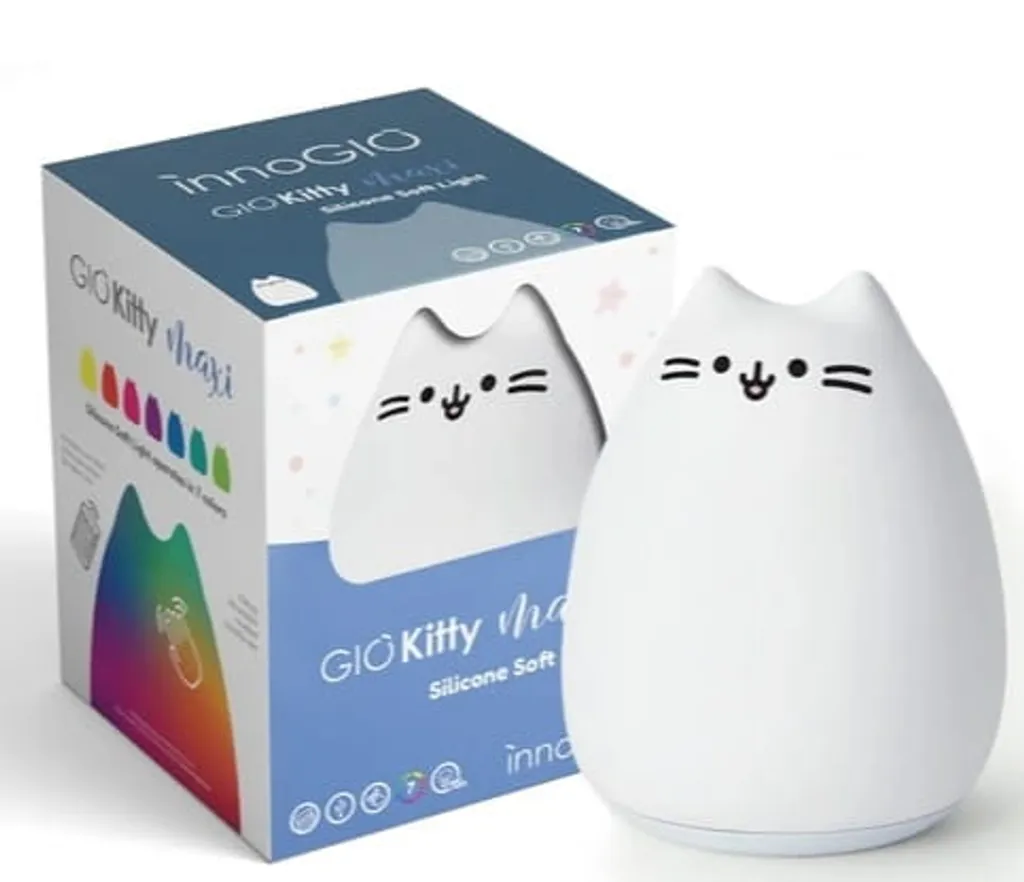 Veilleuse bébé Innogio Kitty Maxi lampe chat pour sommeil paisible nuit