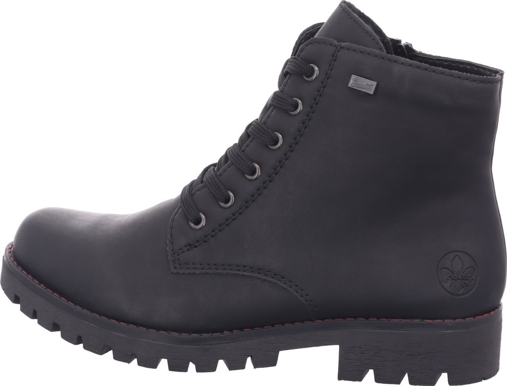 Rieker Schnürstiefel - Tiefschwarz Kunstleder Größe: 39 Produktbild 15