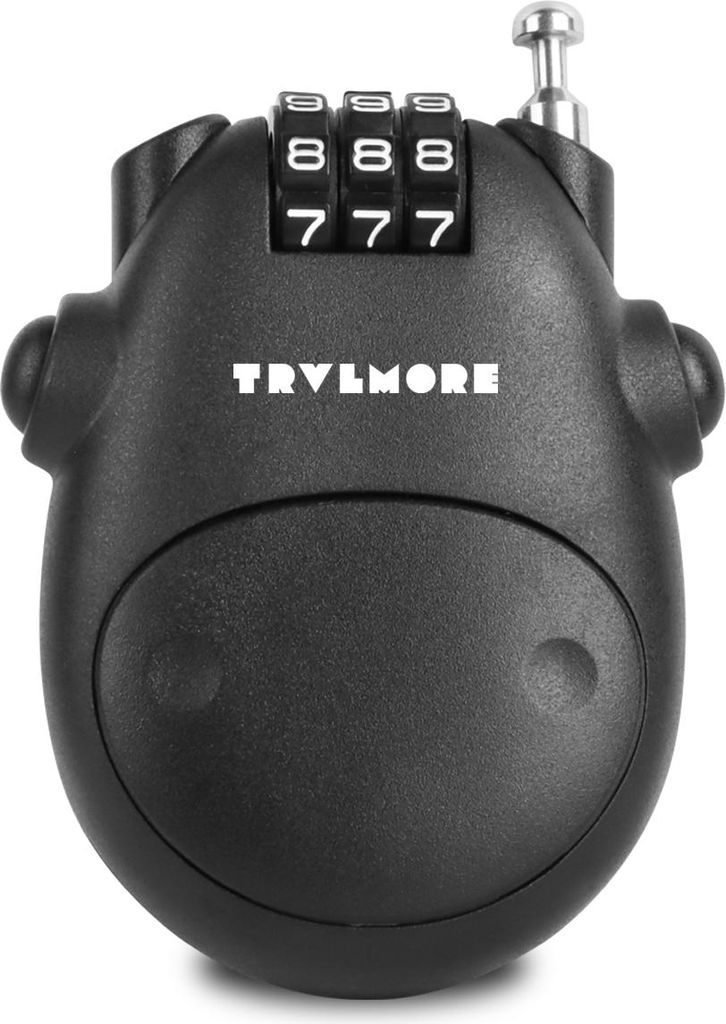 TRVLMORE - Snowboardschloss - Skischloss - Zahlenschloss - Stahl