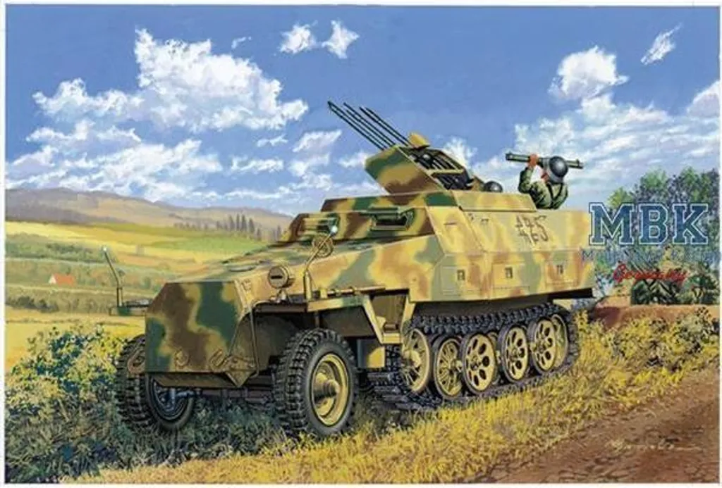 Kit Maquette Précis Sd.Kfz 251/21 Ausf. D Dragon 6217 - Montage Réaliste