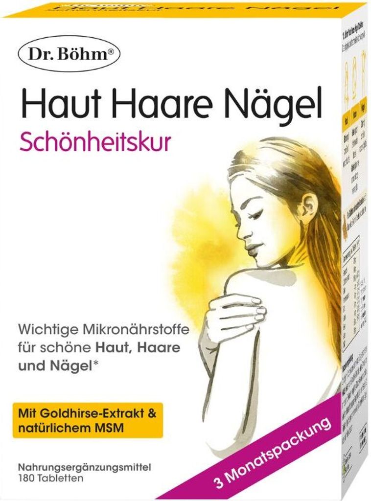 Dr. Böhm Haut Haare Nägel Schönheitskur, 180 St. Tabletten