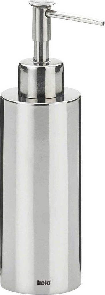 Kela Seifenspender Intense Edelstahl 18/10 19,5cmh 5,5cmØ 150ml, 21894