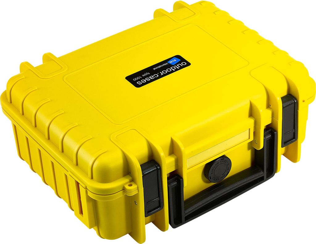 B&W Transportkoffer Outdoor Typ 1000 gelb