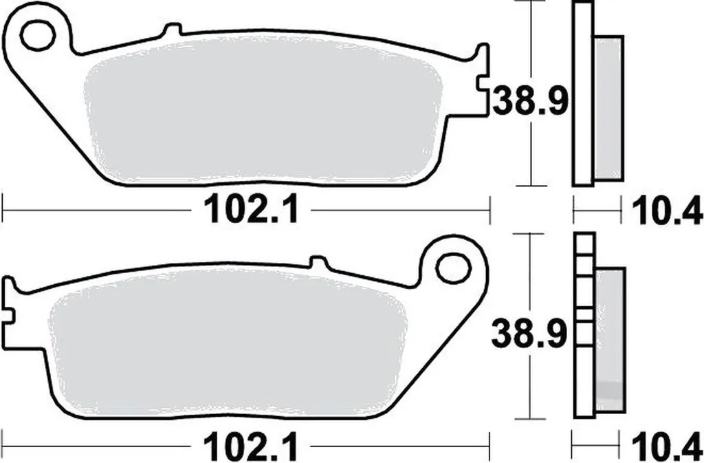 Plaquettes de frein avant ABS pour votre NSS 300 A Forza de 2018