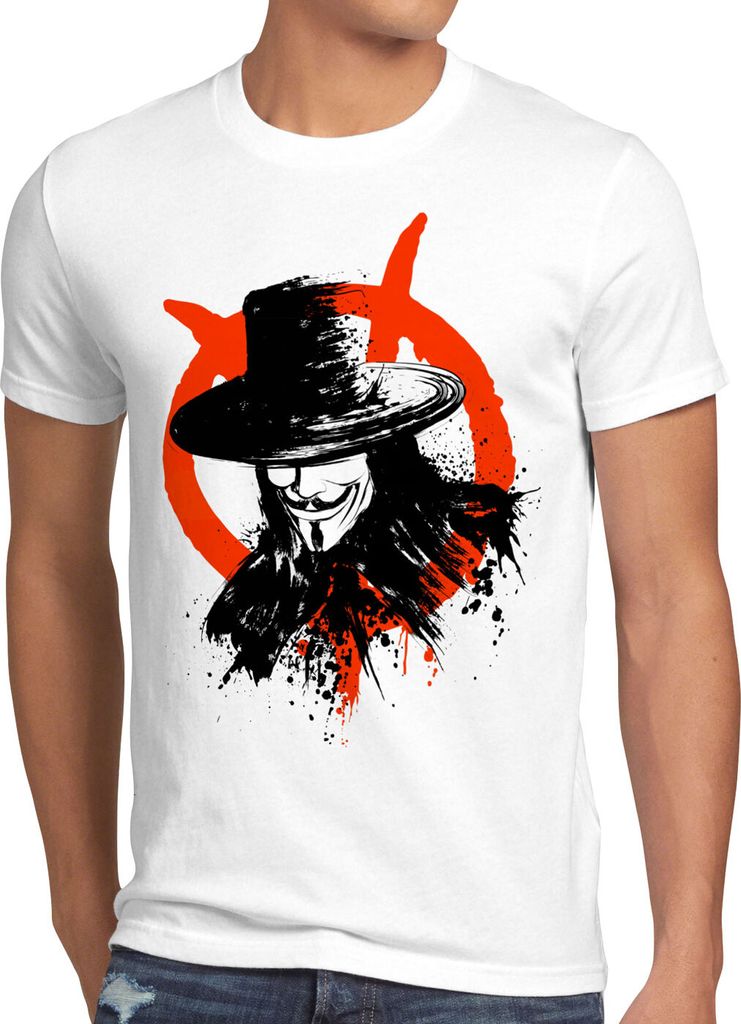 style3 Revolution V Herren T-Shirt guy London Comic