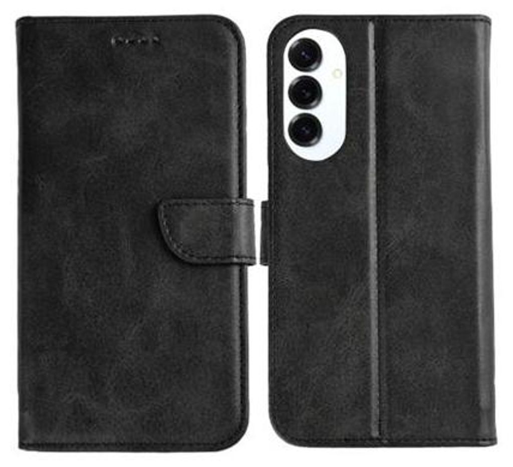 Rixus Flip-Hülle Wallet passend für Samsung Galaxy S25 Edge (S937B) mit Standfunktion, schwarz