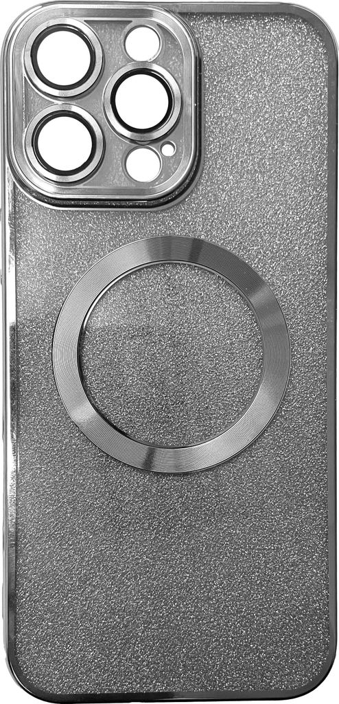 Glamour Back Cover Mag für Apple iPhone 15 Silver (21213)