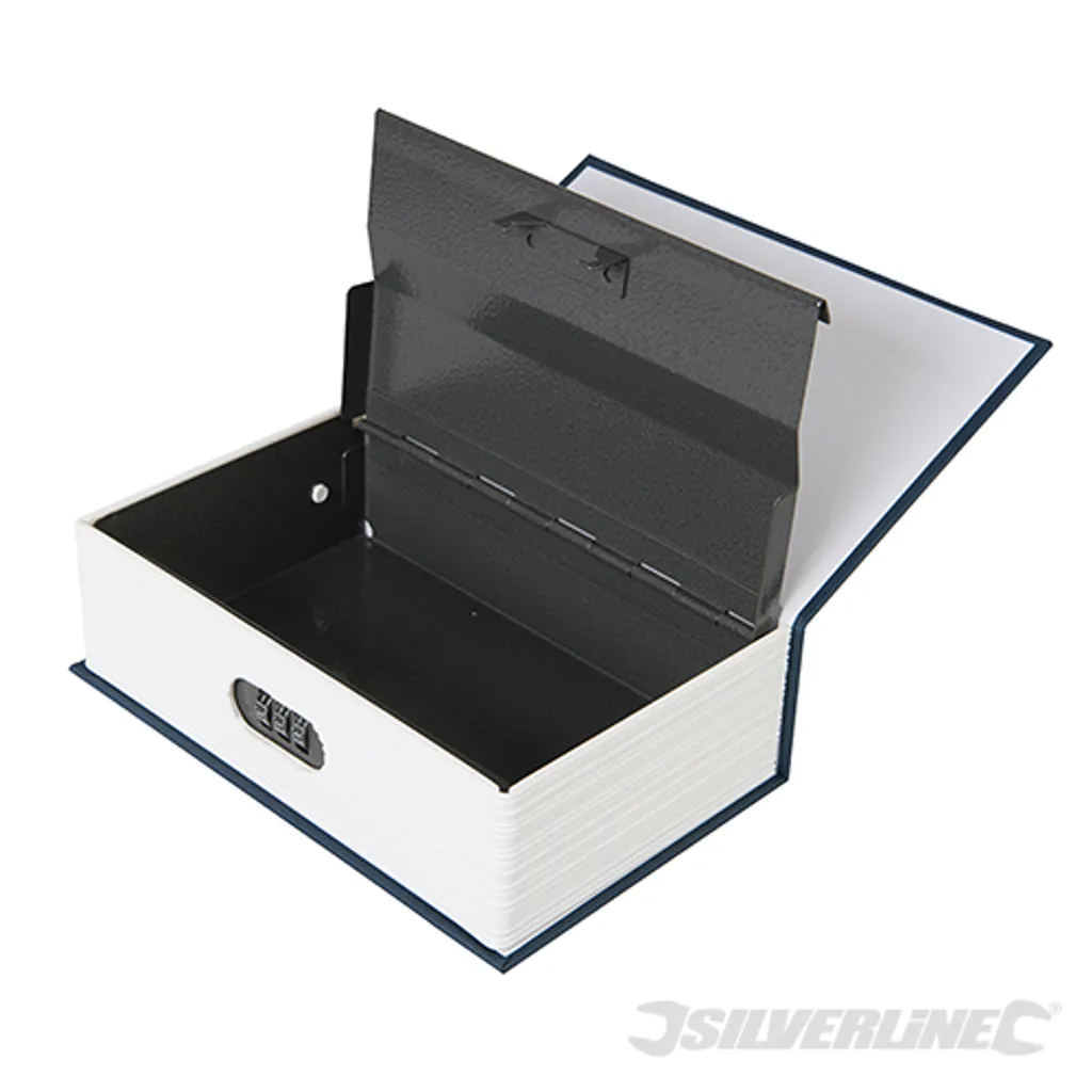 Cachette dictionnaire coffre-fort secret avec verrouillage à code noir - 3