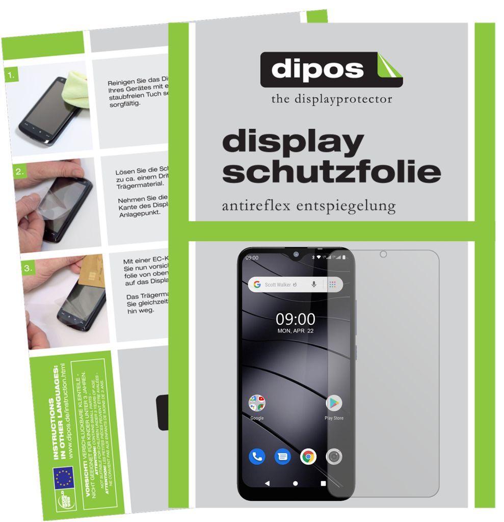 5x Schutzfolie für Gigaset GS110 matt Displayschutzfolie Folie Display Schutz dipos