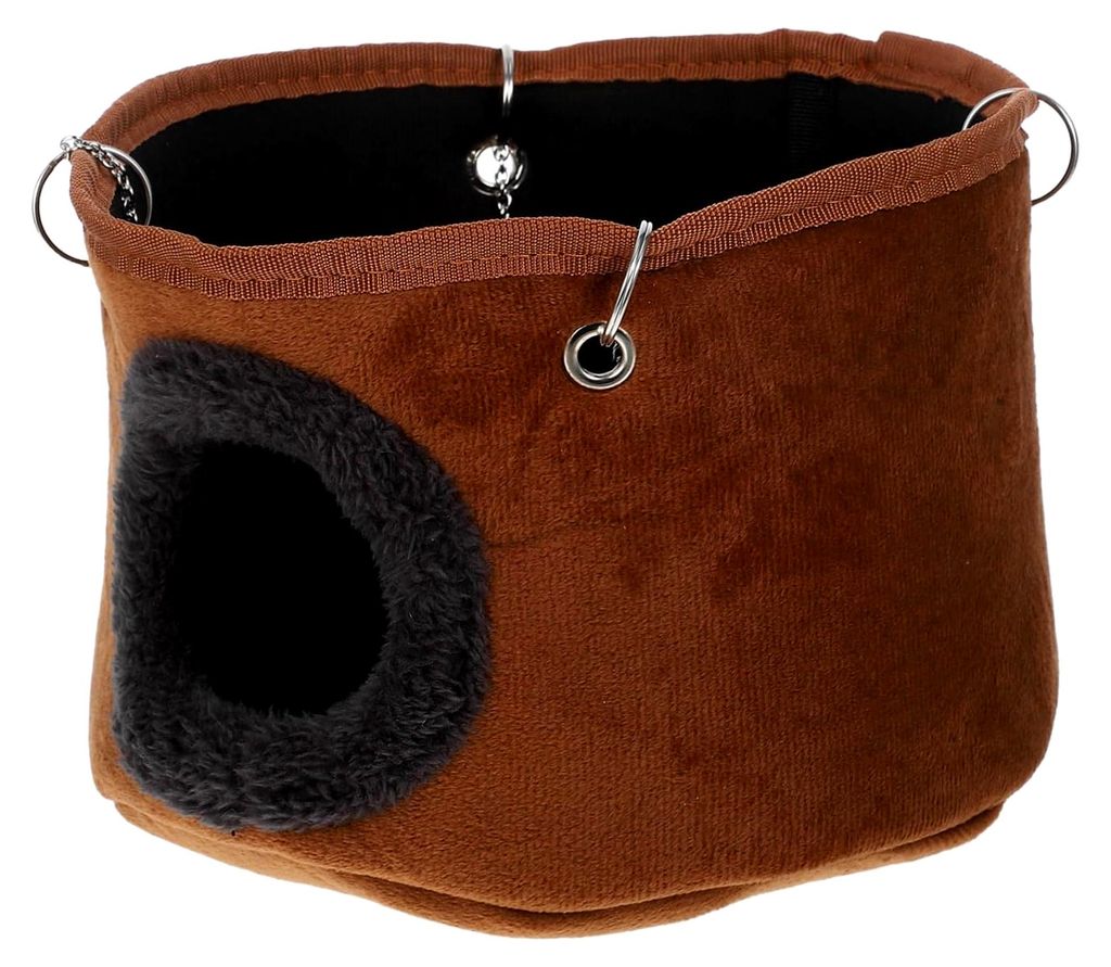 Hängematte für Kleintiere aus Polyester zur Befestigung am Käfig für Hamster, Ratten und Gleithörnchen – Komfortables und warmes Hängebett ...